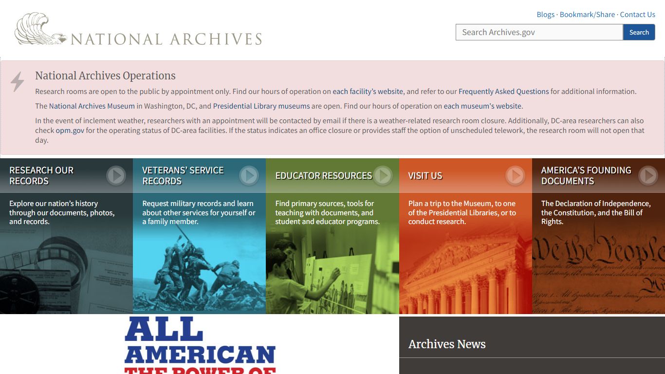 National Archives and Records Administration